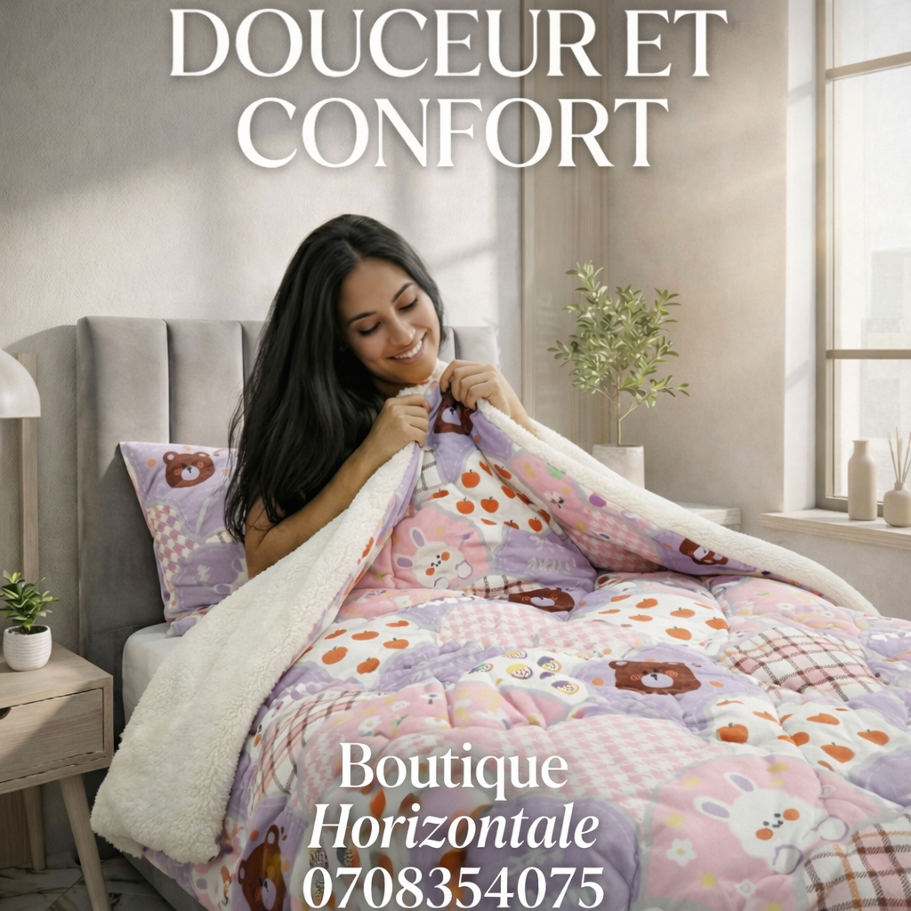Couette Enfant Lapin & Pommes