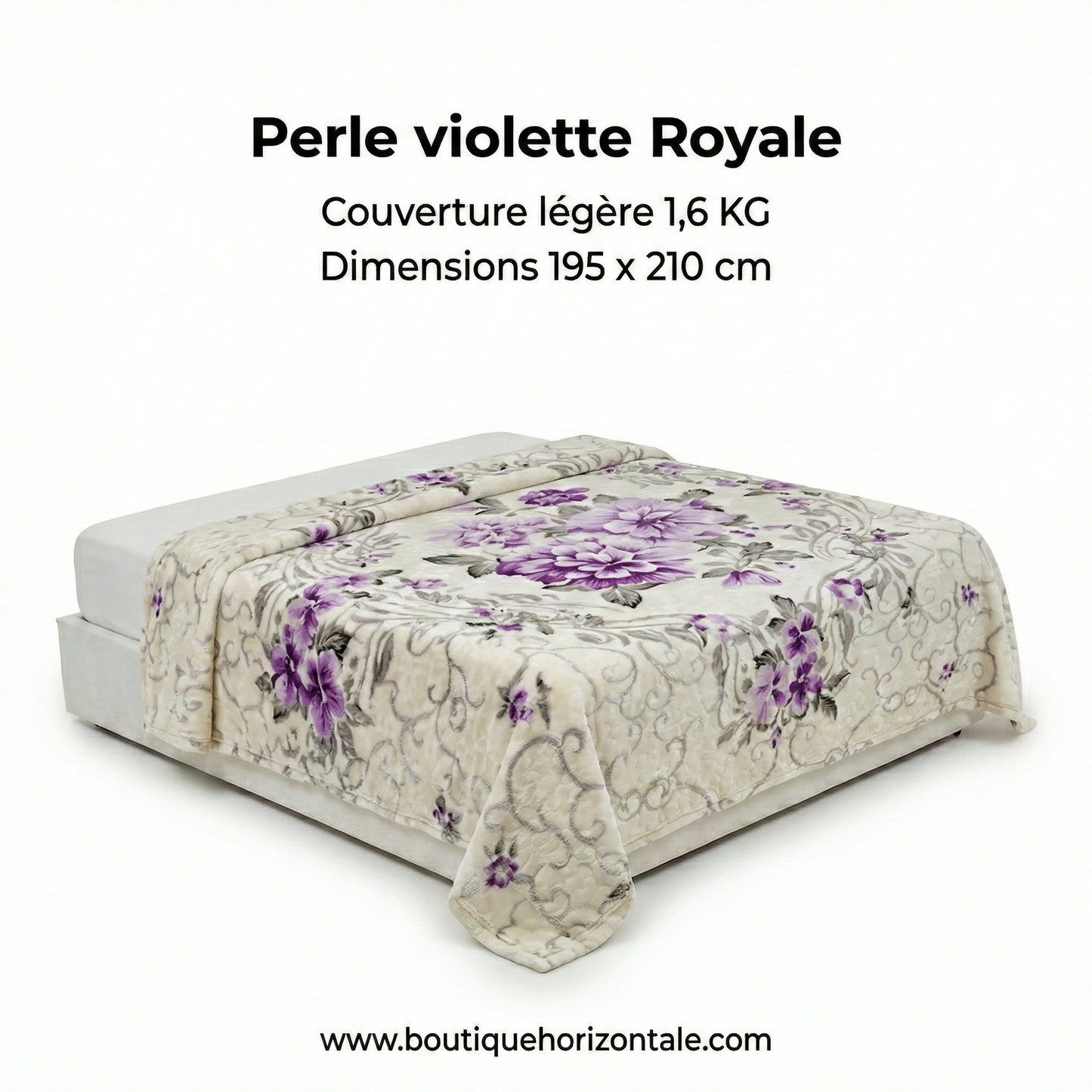 Couverture légère Perle Violette