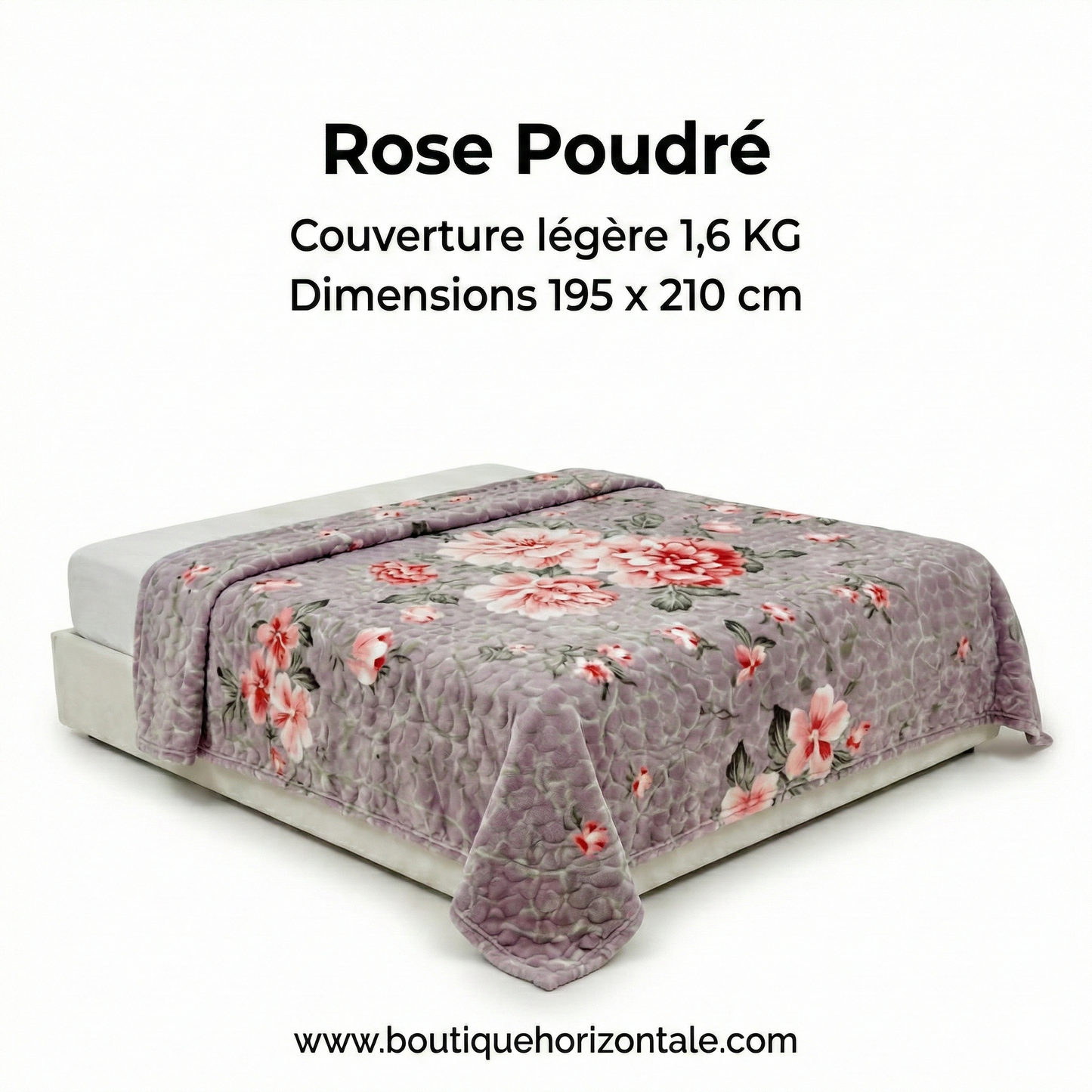 Couverture Rose Poudré