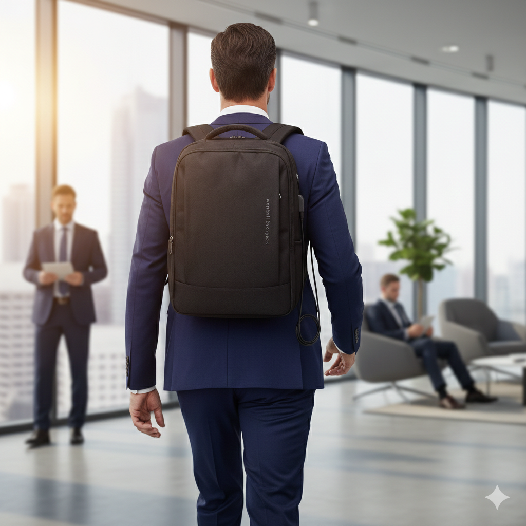 Sac à dos business avec port USB