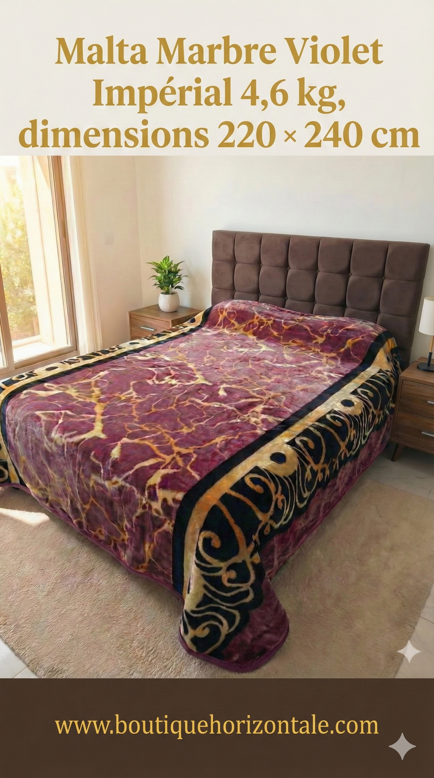 Malta mrabre violet impérial