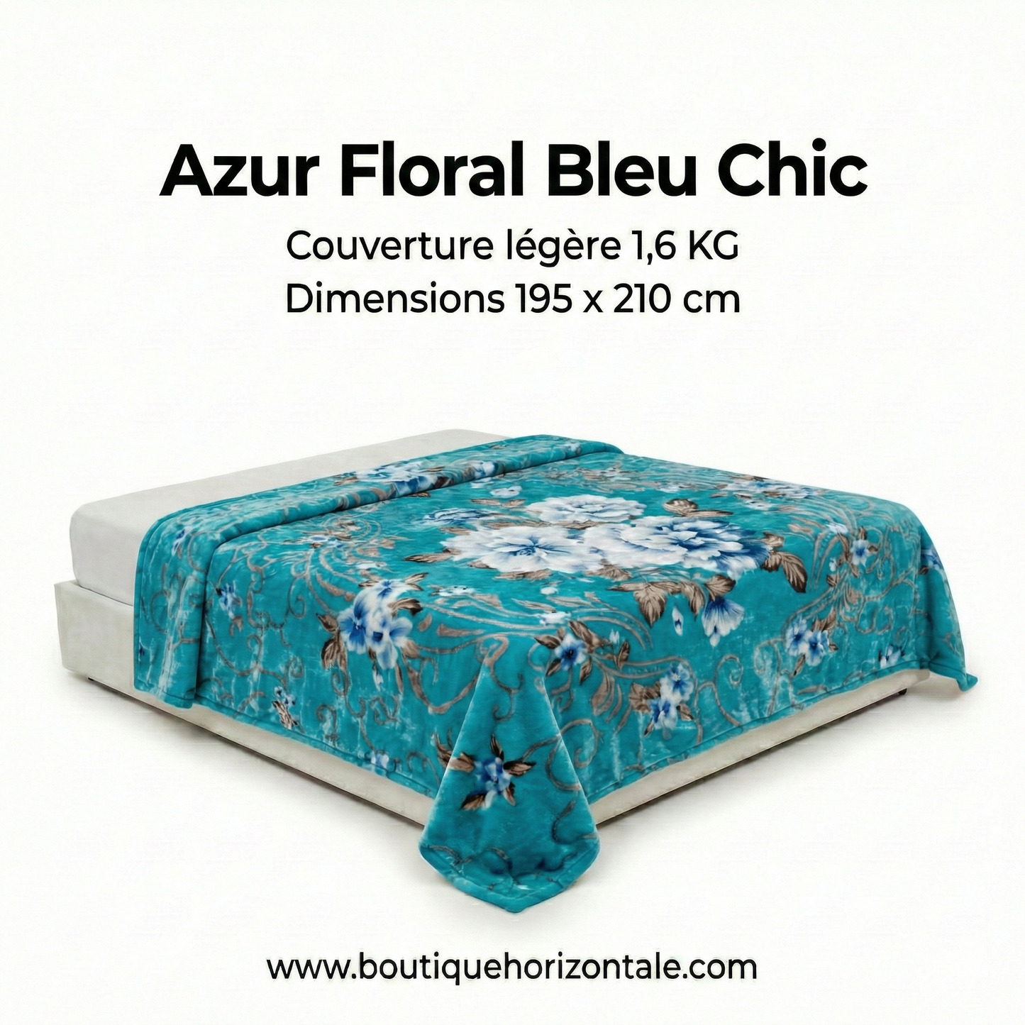 Azur Floral Bleu Chic
