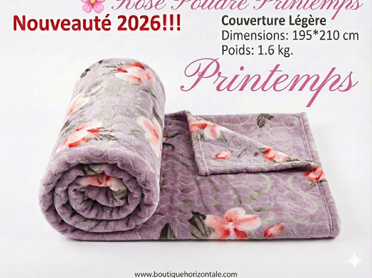 Couverture Rose Poudré