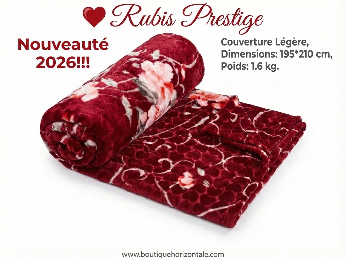 Couverture légère Rubis Prestige