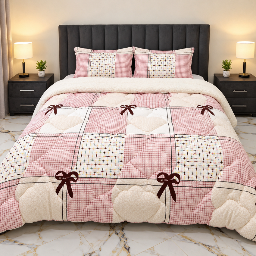 Rose patchwork nœuds 2 places