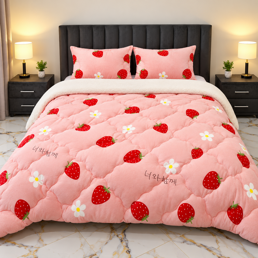 Rose fraises 2 places