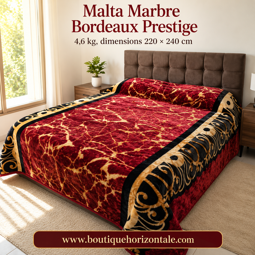 Malta marbre bordeaux prestige