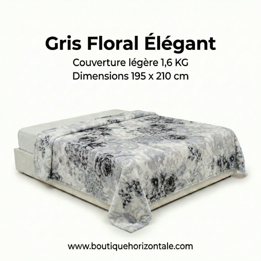Gris Floral élégant