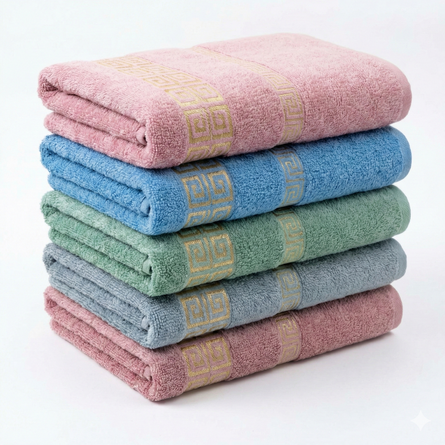 Pack 5 grandes serviettes premium