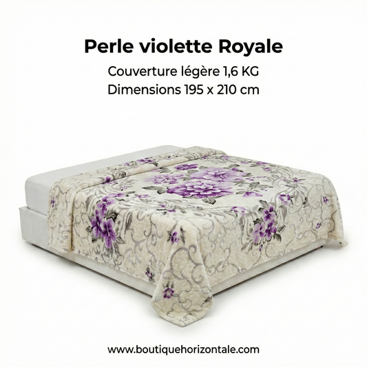 Couverture légère Perle Violette