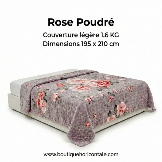 Couverture Rose Poudré