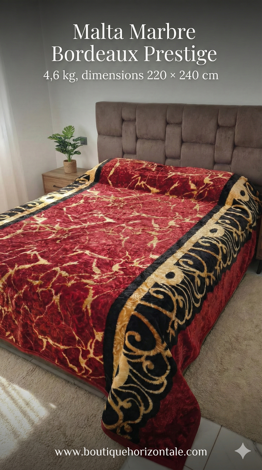 Malta marbre bordeaux prestige