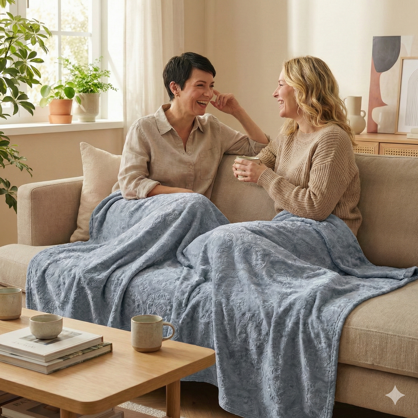 couverture légère grise