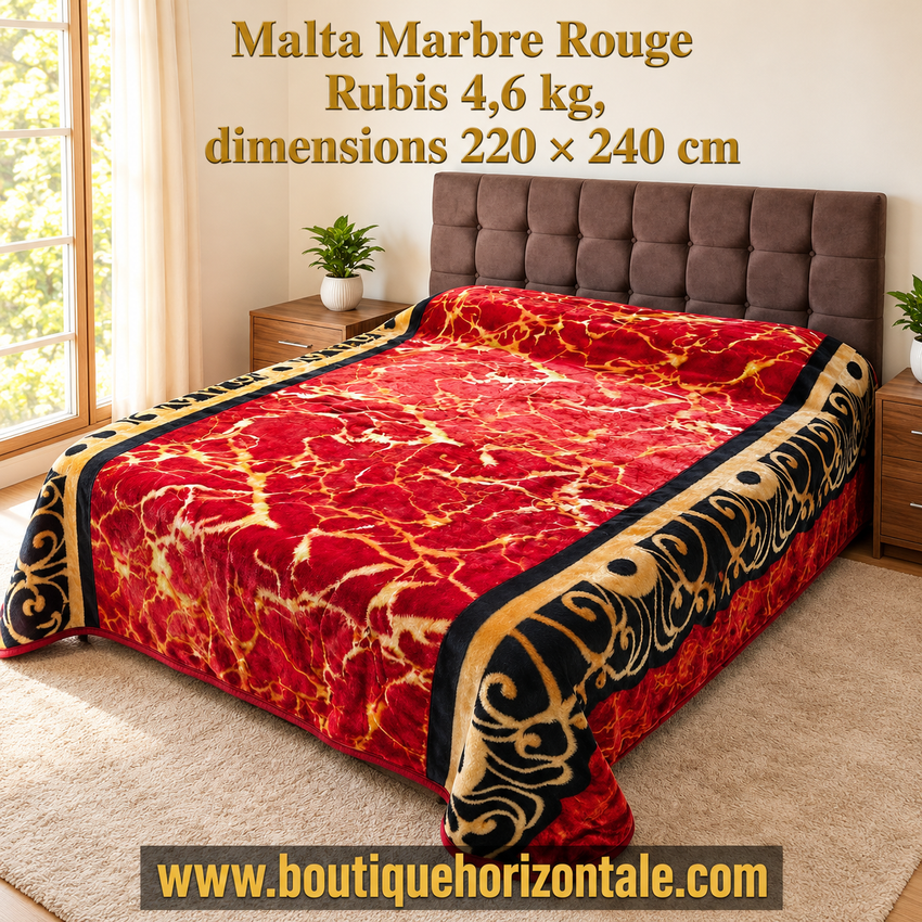 Malta marbre rouge rubis