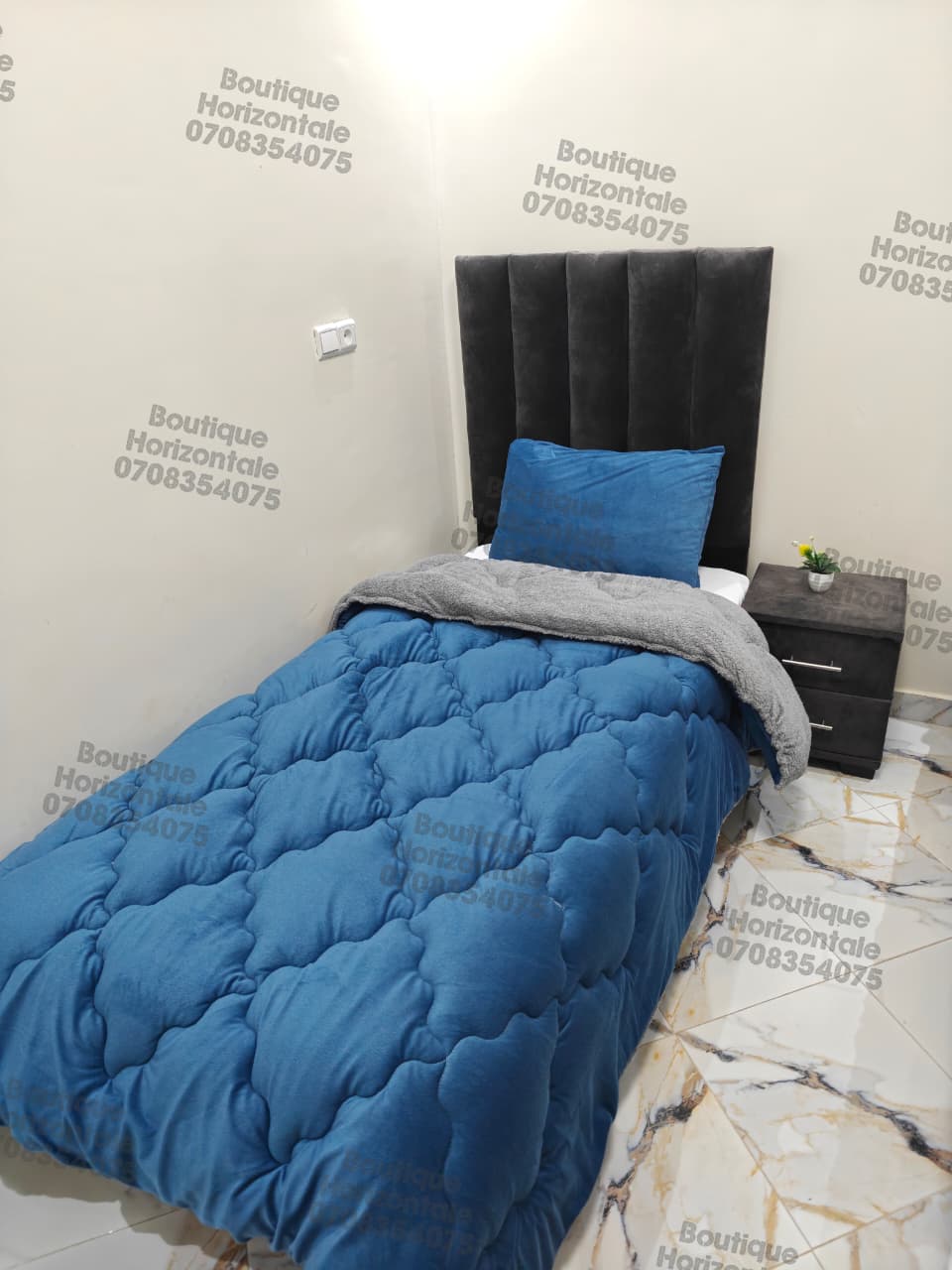 couvre-lits couleur unies