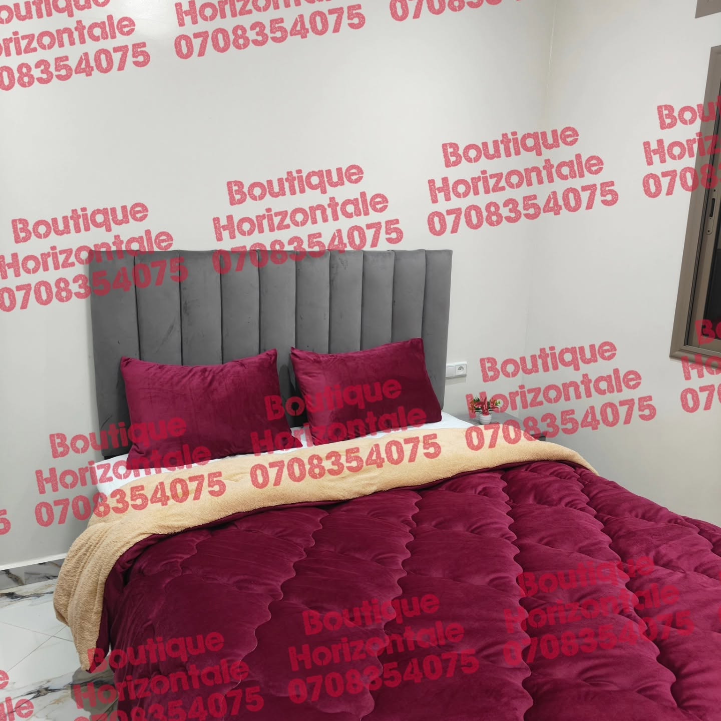 Couvre lit deux places