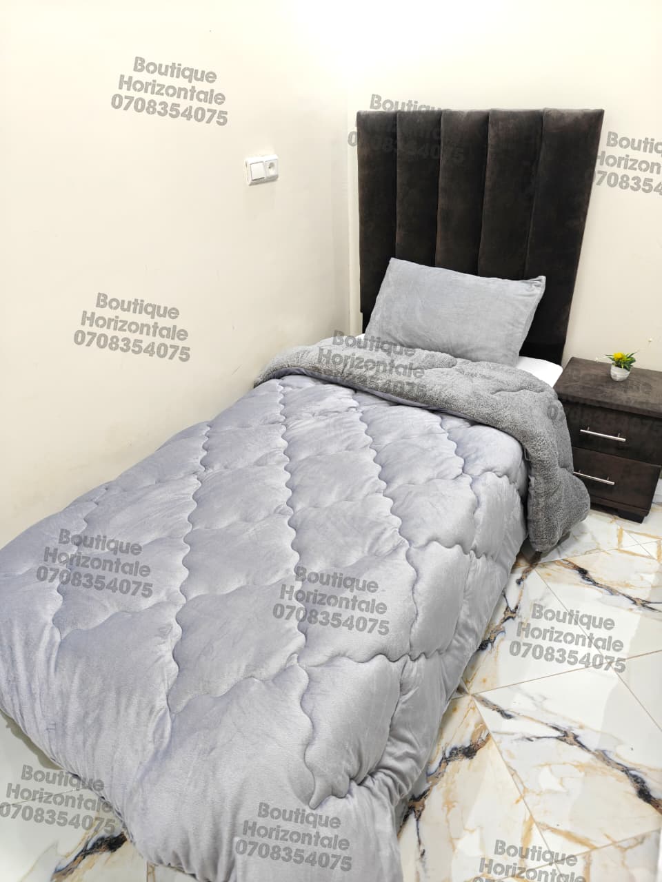 couvre-lits couleur unies