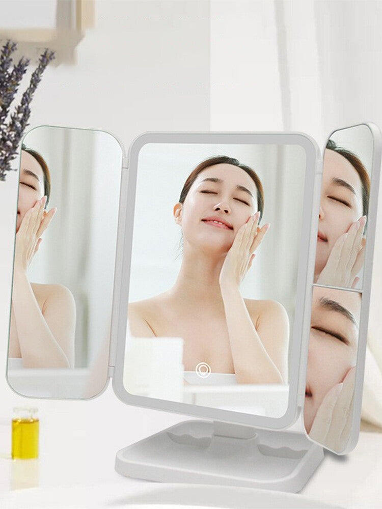Miroir Cosmétique LED Lighted avec Angle Réglable