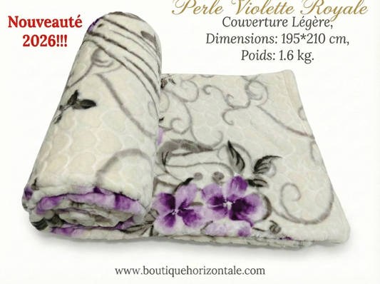 Couverture légère Perle Violette