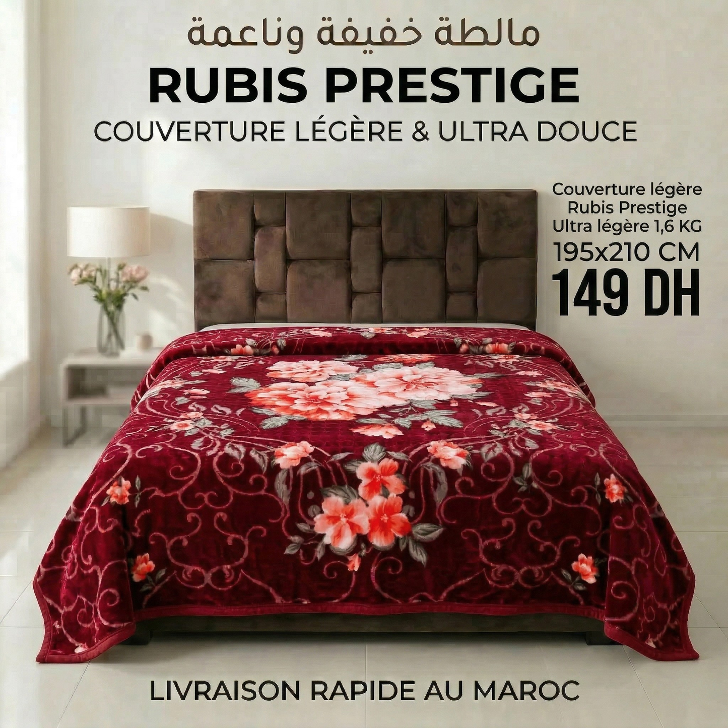 Couverture légère Rubis Prestige