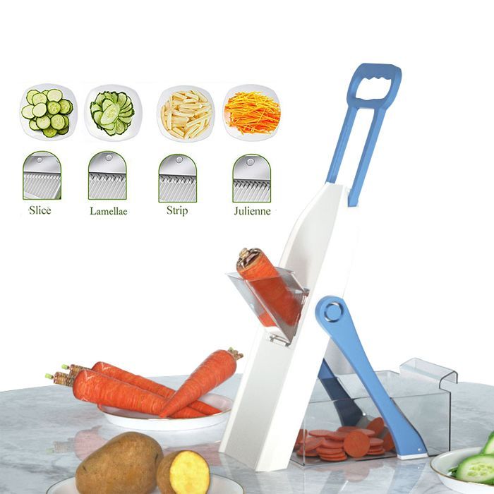 Coupe-Légumes Multifonction – Mandoline de Cuisine avec Réservoir